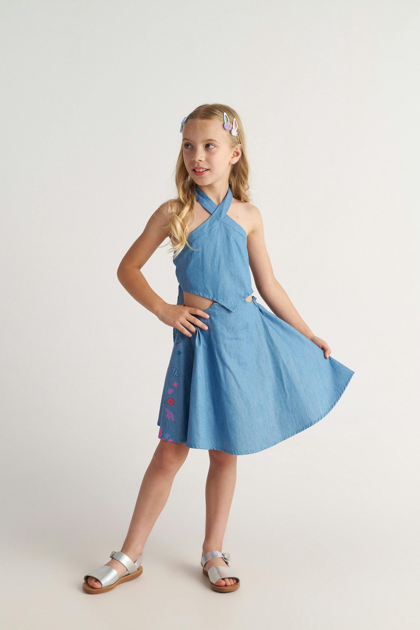 TWO IN A CASTLE - Two In A Castle TC Φόρεμα denim