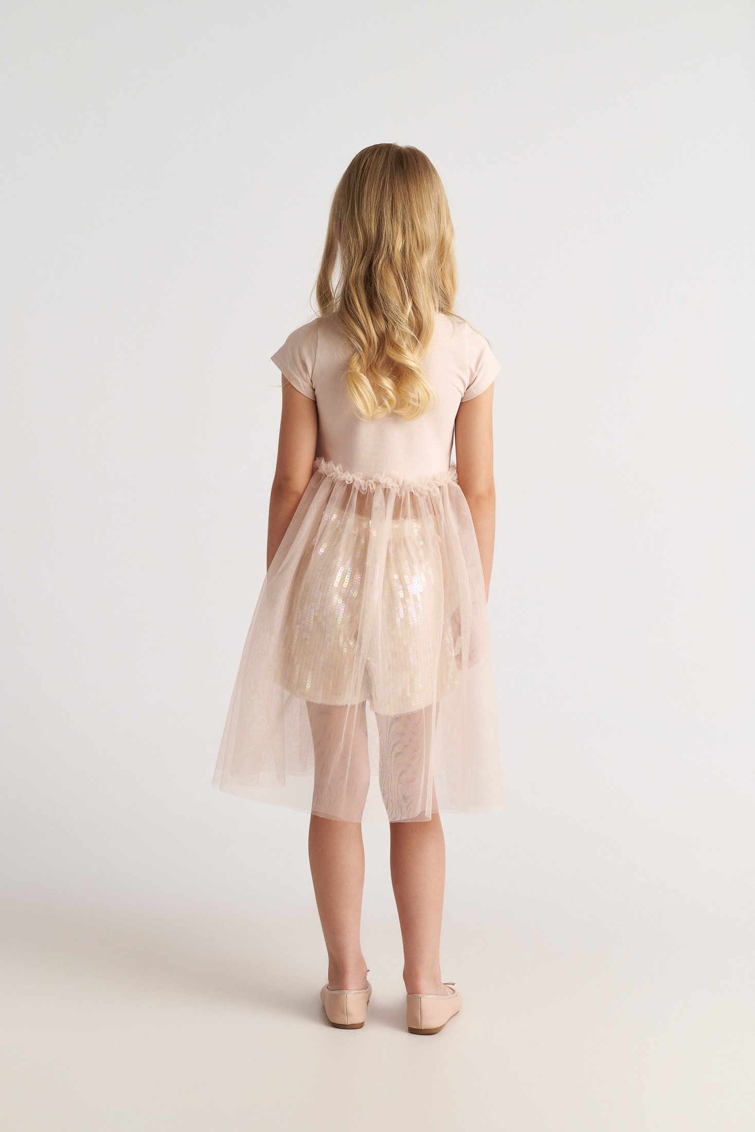 TWO IN A CASTLE - Two In A Castle Σετ Τοπ Τούλι Σορτς Παγιέτες