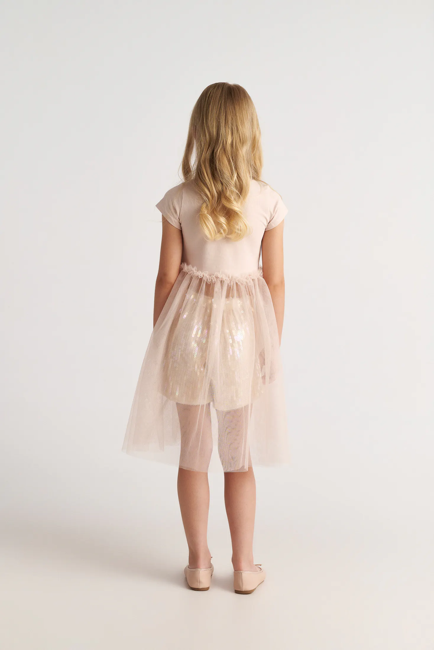 TWO IN A CASTLE - Two In A Castle Σετ Τοπ Τούλι Σορτς Παγιέτες