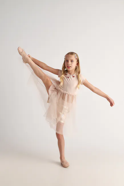 TWO IN A CASTLE - Two In A Castle Σετ Τοπ Τούλι Σορτς Παγιέτες