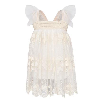 TWO IN A CASTLE - Two In A Castle Φόρεμα Δαντέλα Εκρού