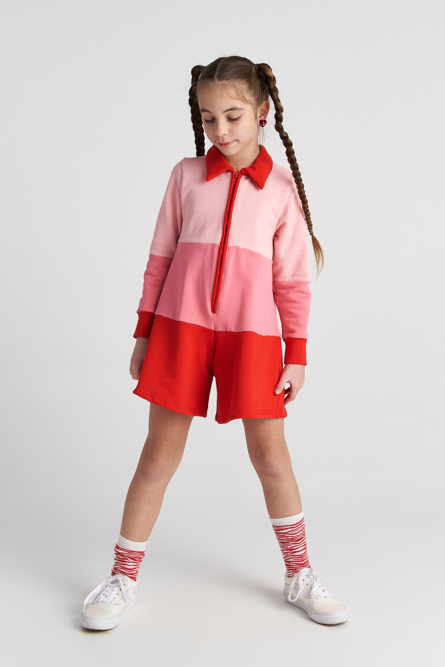 TWO IN A CASTLE - Two In A Castle TC RASPBERRY PUFF TENNIS PLAYSUIT KID --- ΦΟΡΜΑ ΚΟΡΙΤΣΙ