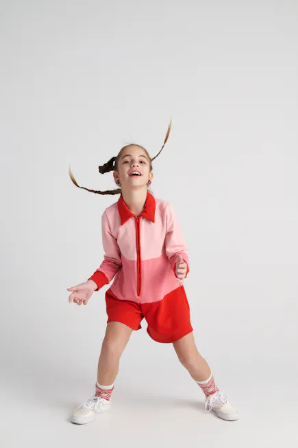 TWO IN A CASTLE - Two In A Castle TC RASPBERRY PUFF TENNIS PLAYSUIT KID --- ΦΟΡΜΑ ΚΟΡΙΤΣΙ