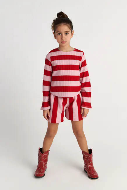 TWO IN A CASTLE - Two In A Castle TC CANDY SET W/KNITTED TOP & KNITTED SHORTS KID+ --- ΣΕΤ ΚΟΡΙΤΣΙ ΜΝ