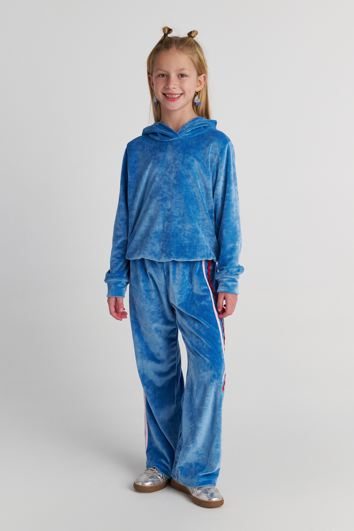  TC VELVET CLOUD SET W/HOODED TOP & PANTS KID+ --- ΣΕΤ ΚΟΡΙΤΣΙ ΜΝ