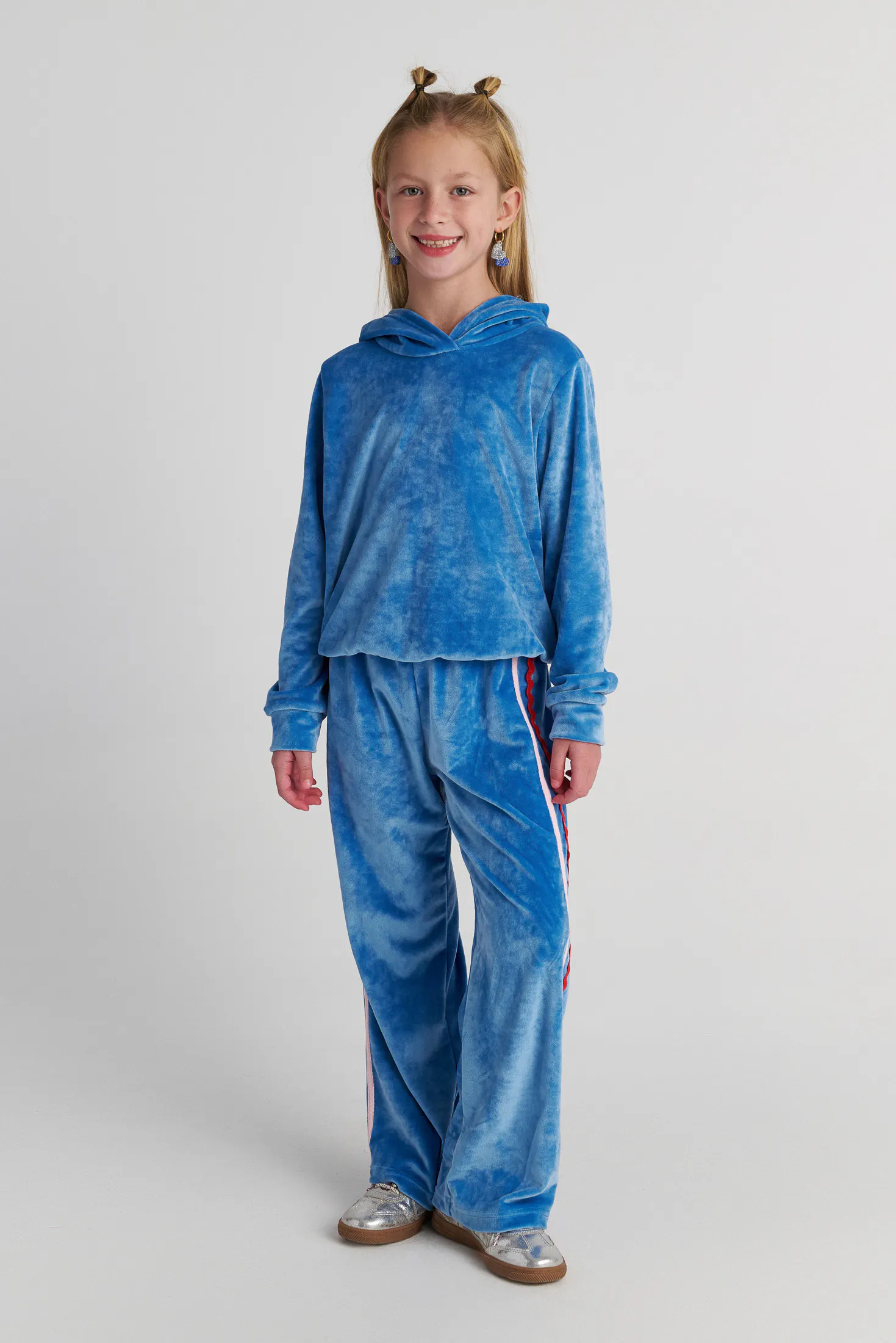 TWO IN A CASTLE - Two In A Castle TC VELVET CLOUD SET W/HOODED TOP & PANTS KID+ --- ΣΕΤ ΚΟΡΙΤΣΙ ΜΝ