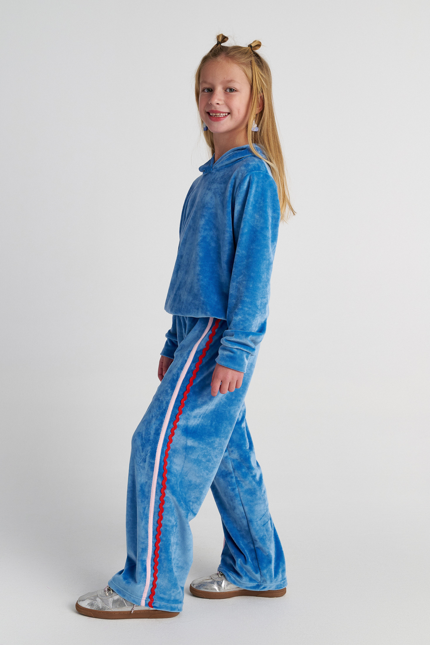 TWO IN A CASTLE - Two In A Castle TC VELVET CLOUD SET W/HOODED TOP & PANTS KID+ --- ΣΕΤ ΚΟΡΙΤΣΙ ΜΝ