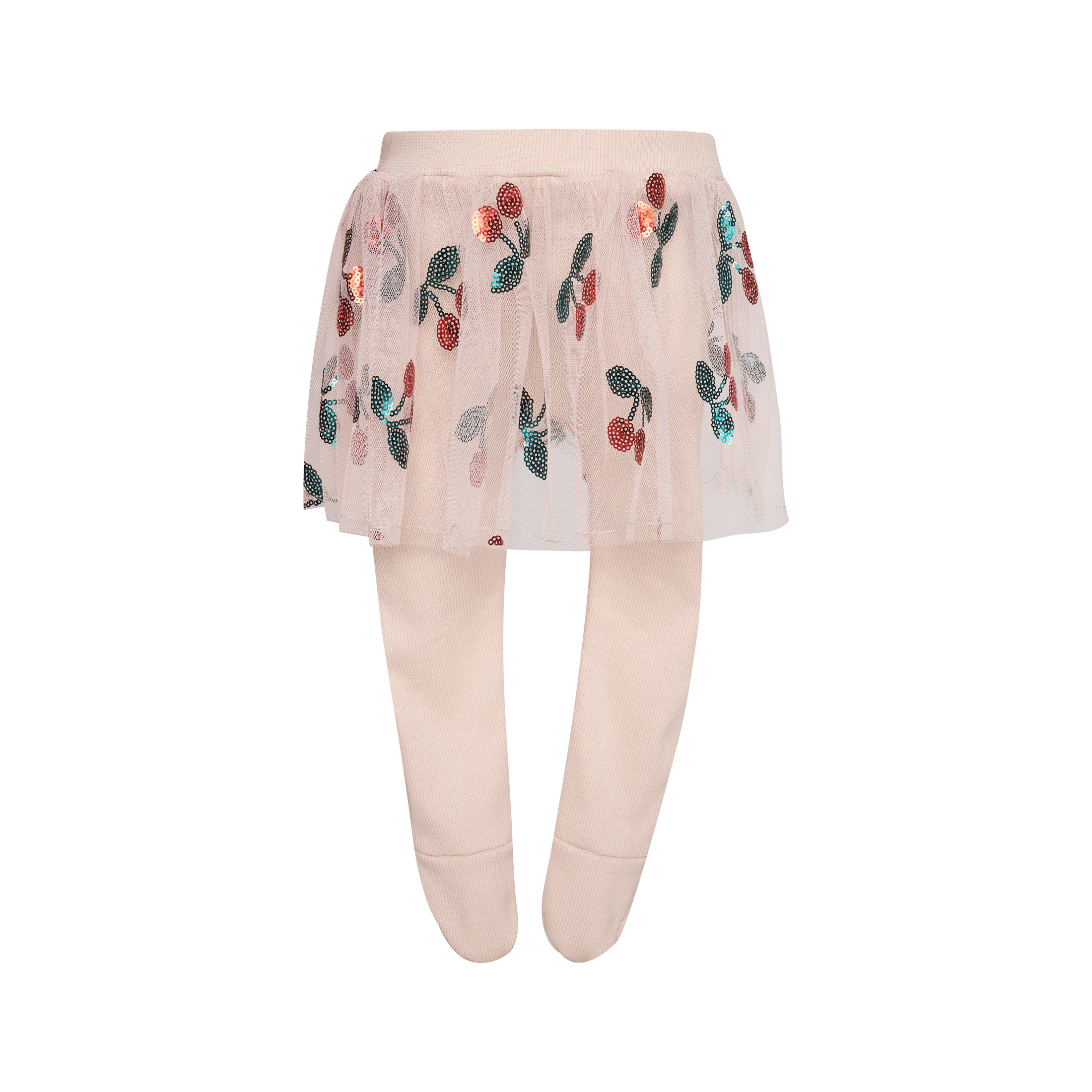 TWO IN A CASTLE - Two In A Castle TC CHERRY BALM SET W/TOP, LEGGINGS & TUTU SKIRT NB+ --- ΣΕΤ ΒΒ ΚΟΡΙΤΣΙ