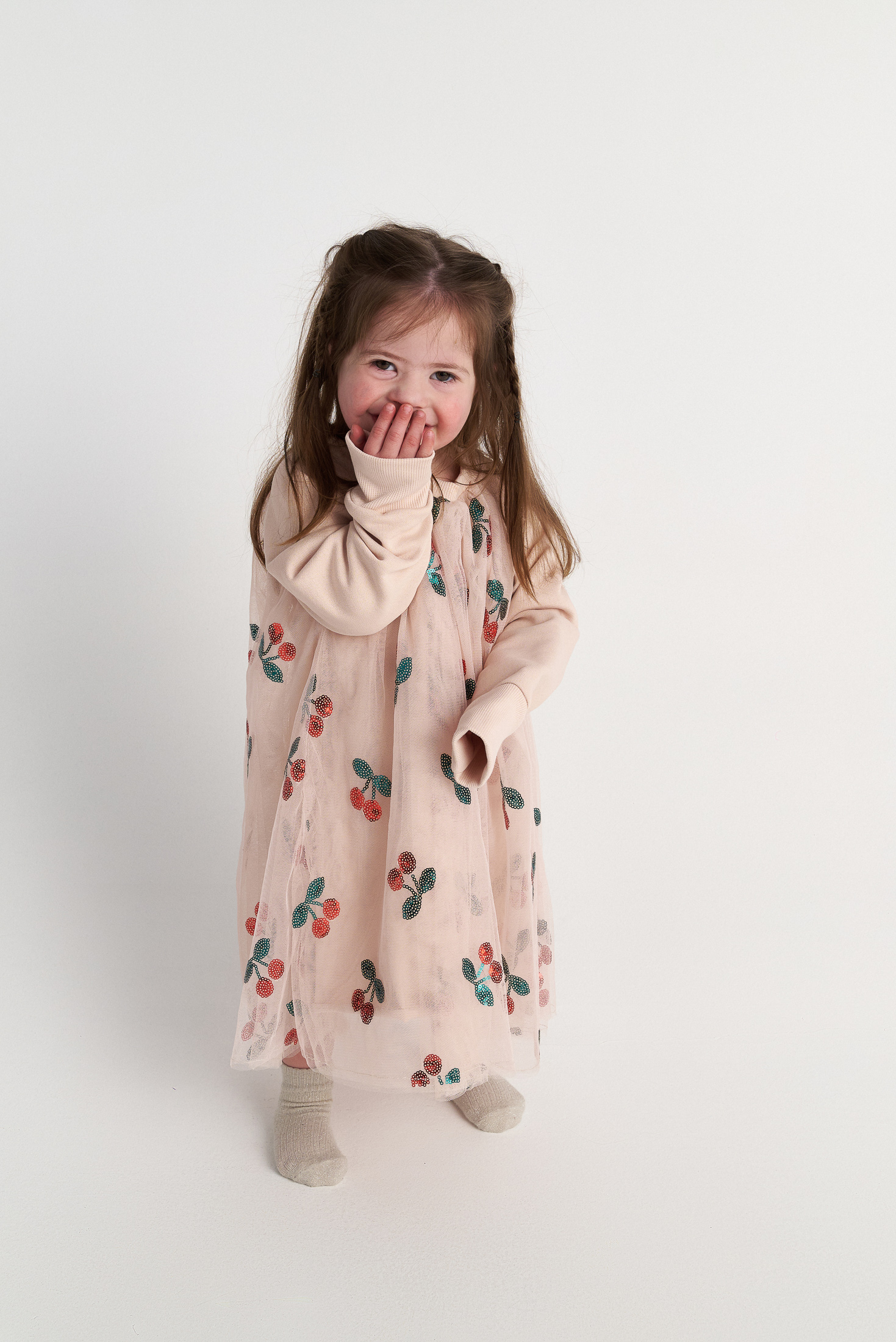TWO IN A CASTLE - Two In A Castle TC CHERRY BALM EMBROIDERED DRESS KID --- ΦΟΡΕΜΑ
