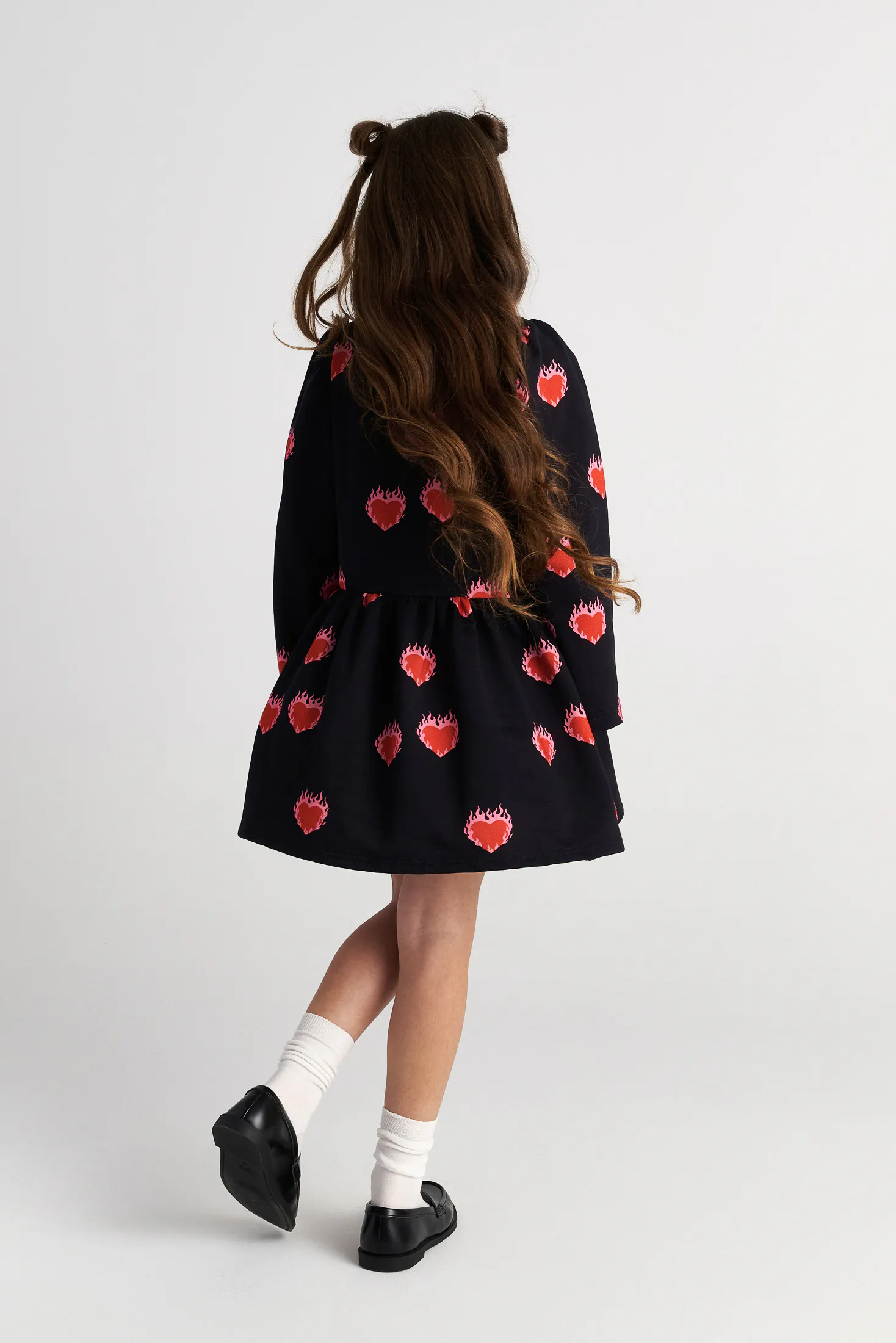 TWO IN A CASTLE - Two In A Castle TC FLAMING HEARTS ALLOVER DRESS KID --- ΦΟΡΕΜΑ