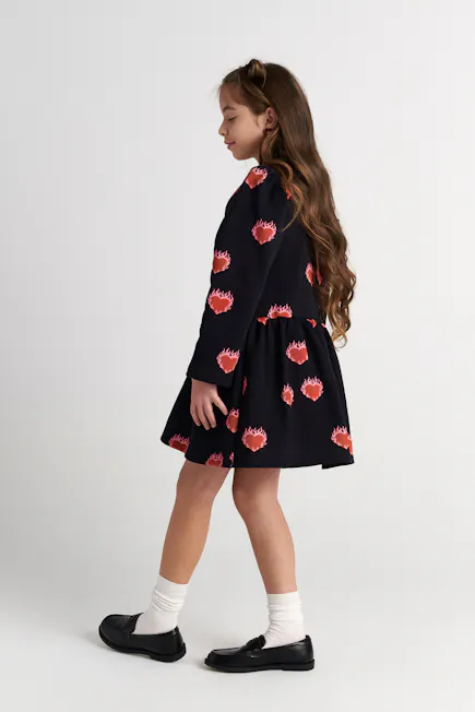 TWO IN A CASTLE - Two In A Castle TC FLAMING HEARTS ALLOVER DRESS KID --- ΦΟΡΕΜΑ