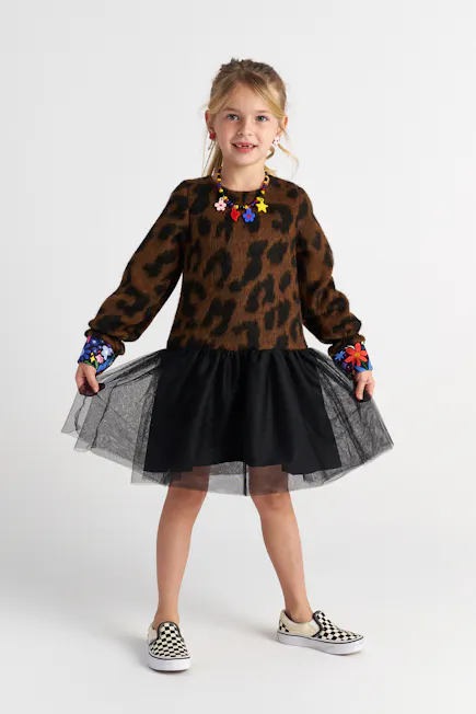 TWO IN A CASTLE - Two In A Castle TC WILD FLOWERS KNITTED TUTU DRESS KID --- ΦΟΡΕΜΑ