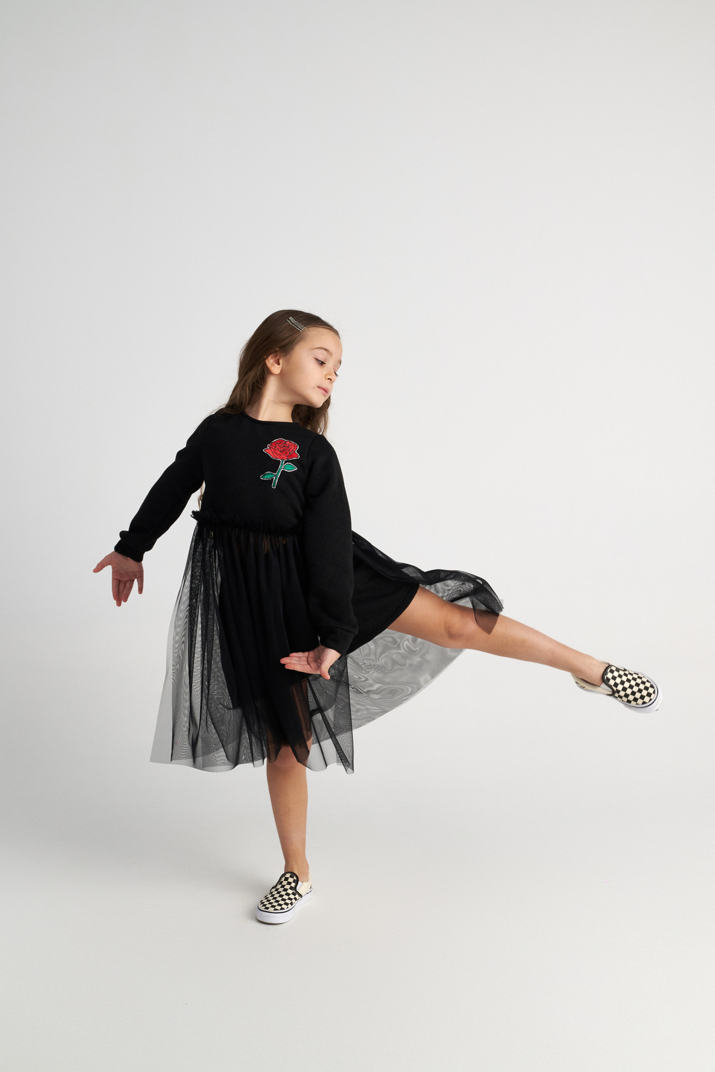  TC SPARKLY ROSE SET W/TUTU TOP & SHORTS KID --- ΣΕΤ ΚΟΡΙΤΣΙ ΜΝ