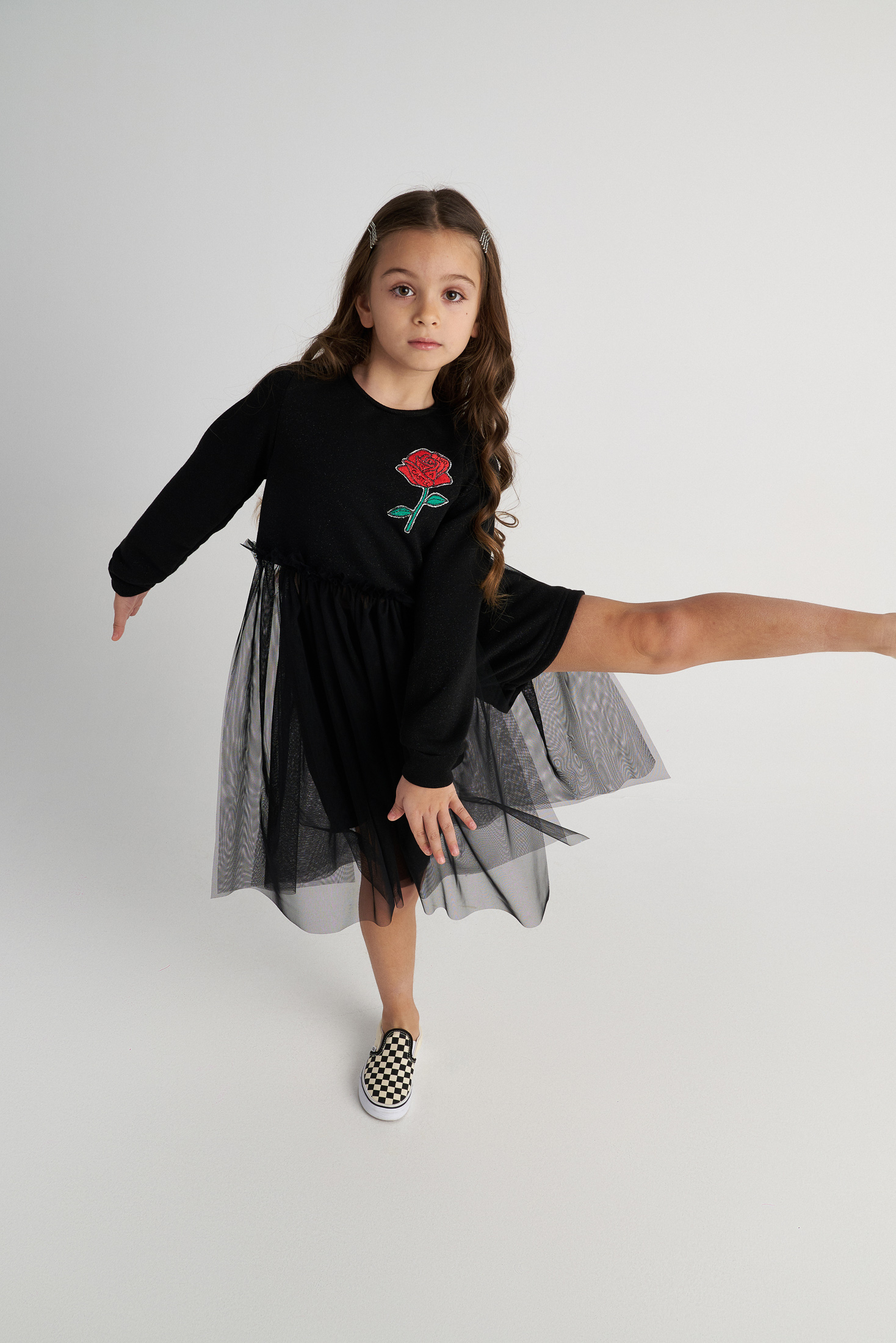 TWO IN A CASTLE - Two In A Castle TC SPARKLY ROSE SET W/TUTU TOP & SHORTS KID --- ΣΕΤ ΚΟΡΙΤΣΙ ΜΝ