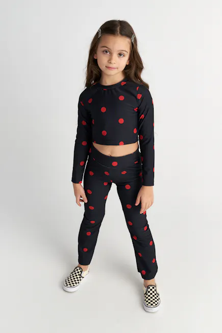 TWO IN A CASTLE - Two In A Castle TC POLKA DOTS POLKA DOTS ATHLETIC SET KID+ --- ΣΕΤ ΚΟΡΙΤΣΙ ΜΝ