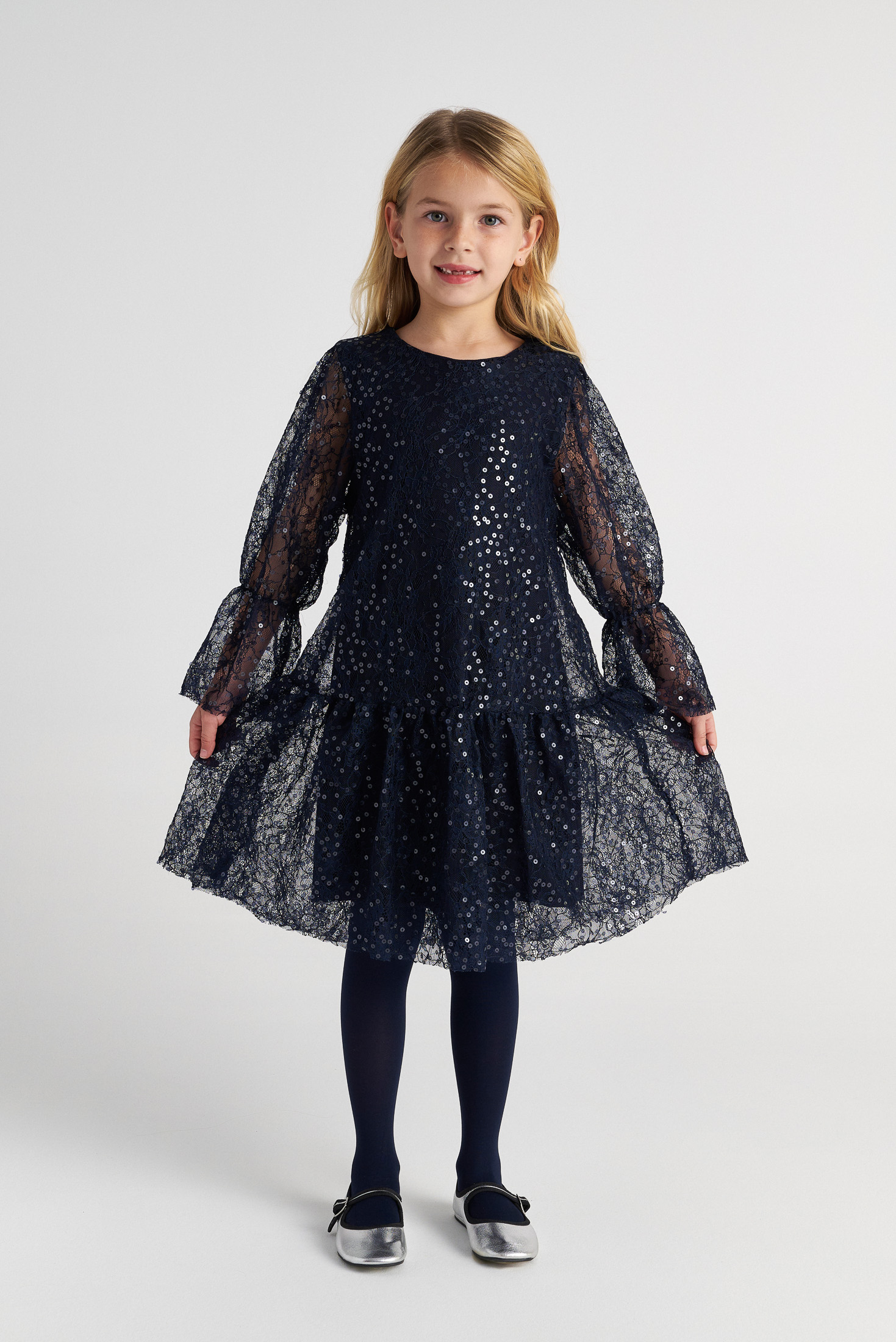 TC SAPHIRE SEQUIN LACE DRESS KID --- ΦΟΡΕΜΑ
